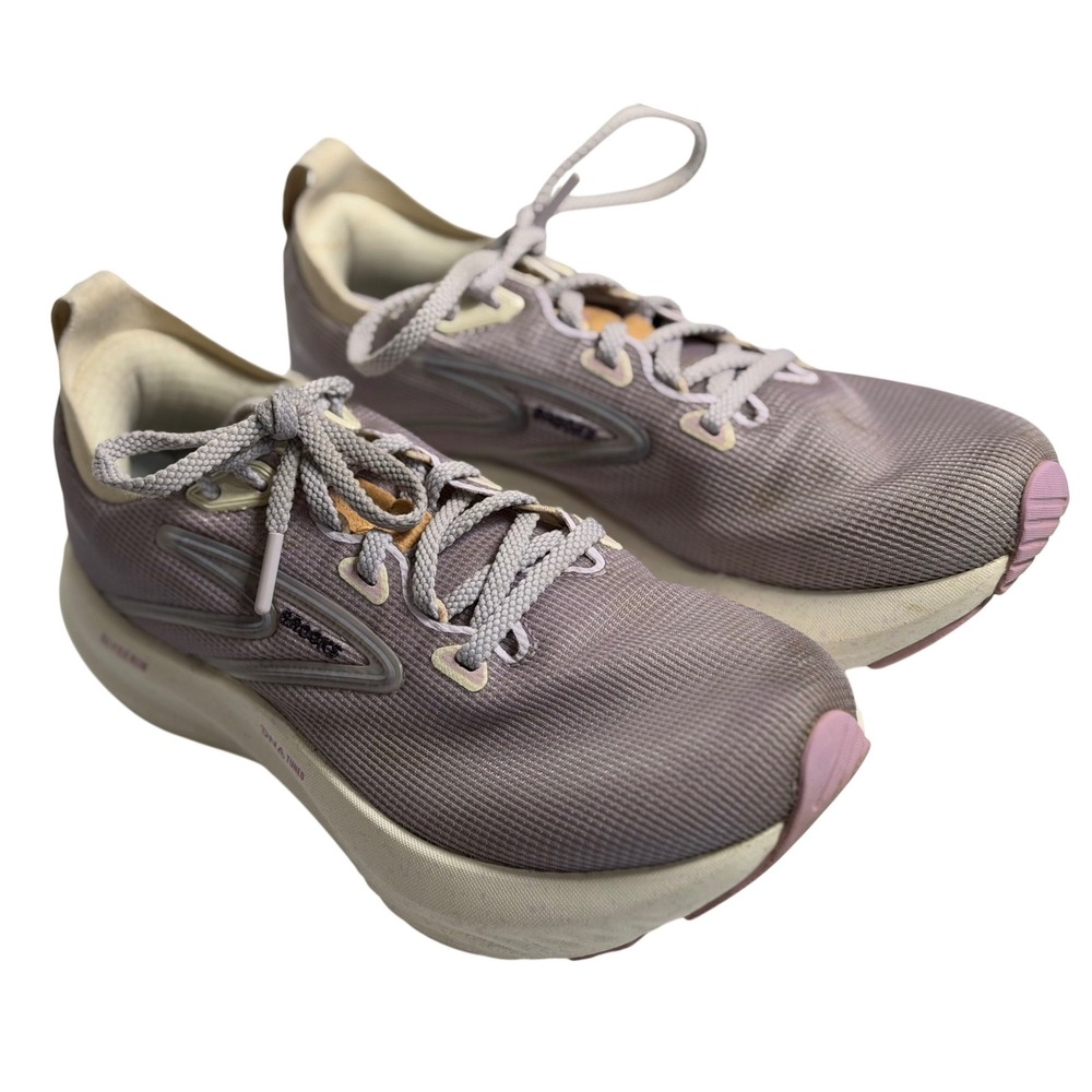 Brooks Glycerin Max Running Shoes Purple Lace Up DNA Tuned Cushioned Women 8.5